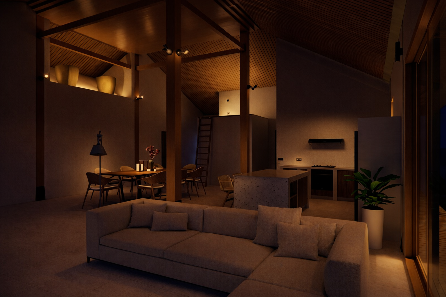living roomnight View 6